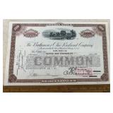 VINTAGE STOCK CERTIFICATE-DATED 08/07/1951