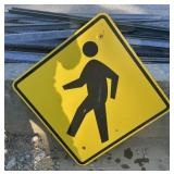 FEDERAL/STATE REGULATORY SIGN-"PEDESTRIAN CROSSING