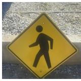 FEDERAL/STATE REGULATORY SIGN-"PEDESTRIAN CROSSING