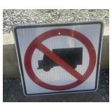 FEDERAL/STATE REGULATORY SIGN-"NO TRUCKS"