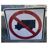FEDERAL/STATE REGULATORY SIGN-"NO TRUCKS"