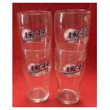 (4)BEER GLASSES-"nscaa"