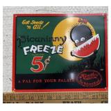 METAL SIGN-"PICCANINNY FREEZE"
