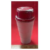 "CARNATION MALTED MILK" SHAKER CONTAINER/ALUMINUM