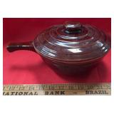 STONEWARE DISH W/LID