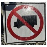 FEDERAL/STATE REGULATORY SIGN-"NO TRUCKS"