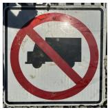 FEDERAL/STATE REGULATORY SIGN-"NO TRUCKS"