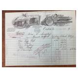 VINTAGE "BILLHEAD"-"FRANK C. WILLIAMS"