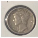 1934 MERCURY DIME (90% SILVER) (VG-10)