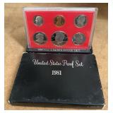 "1981" UNITED STATES PROOF SET