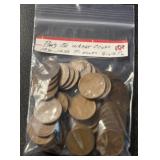 (BAG OF 50) WHEAT BACK CENTS (1930-1939-P (G / VG)