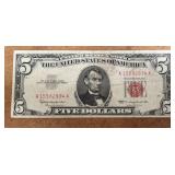 SERIES 1963 $5.00 "RED" SEAL