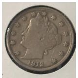1912 LIBERTY V-NICKEL ***FUL LIBERTY*** VF