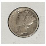 1925 MERCURY DIME (90% SILVER)