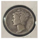 1935-S MERCURY DIME (90% SILVER) (GOOD)