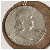 1952 FRANKLIN HALF DOLLAR (90% SILVER)