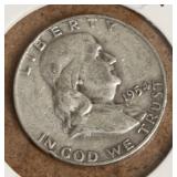 1954 FRANKLIN HALF DOLLAR (90% SILVER)