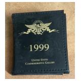 "1999" STATEHOOD QUARTER SET W/ALBUM~"5-COINS"