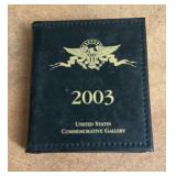 "2003" STATEHOOD QUARTER SET W/ALBUM~"5-COINS"