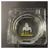 GLASS ASHTRAY-"PURDUE"