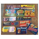 (12)VINTAGE CRATE LABELS-ASSORTED