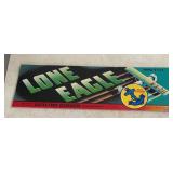 (50 COUNT) VINTAGE "CRATE" LABEL-"LONE EAGLE"