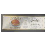 (5 COUNT) VINTAGE CAN LABEL-"PREMIER" APPLE BUTTER
