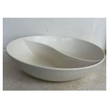"MELMAC/WINDSOR" DIVIDED SERVING DISH-APPROX. 12"