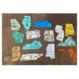 (14)"STATE" MAGNETS-ASSORTED