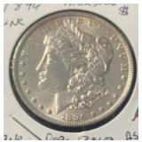 1896 MORGAN DOLLAR(VF)(90% SILVER~ASW 3/4 OUNCE)