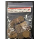 (BAG OF 50) WHEAT BACK CENTS (1920-29-P) "NO JUNK"