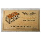 VINTAGE PAPER ITEM-"WALTER HAWKINS"