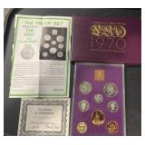 1970 BRITISH "8-COIN PROOF SET" NICE GIFT W/PAPERS