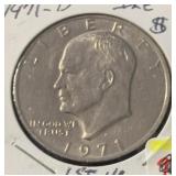 1971-D EISENHOWER DOLLAR ***FIRST YEAR ISSUE***