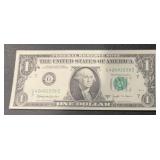 1963-B $1.00 BARR NOTE "DIED IN OFFICE" (UNC)