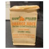 ORANGE DRINK CARTON-CHECK OUT THE PIC