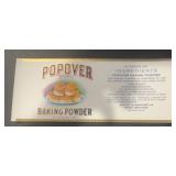 (5 COUNT) VINTAGE CAN LABEL-"POPOVER" BAKING POWDE