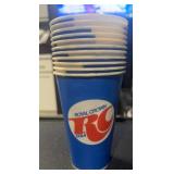 (11 COUNT) WAX CUPS-"RC COLA/7UP"