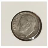1962-D ROOSEVELT DIME (90% SILVER)