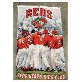 "REDS" FLAG-APPROX. 36ï¿½x52ï¿½