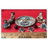 MINIATURE TEA SET-"RAGGEDY ANN"