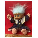 "TROLL" COLLECTOR DOLL-APPROX. 14" TALL/BLUE