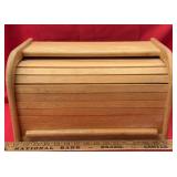 WOODEN BREAD BOX