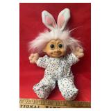 "TROLL" COLLECTOR DOLL-APPROX. 14" TALL/PINK