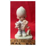 "JONATHAN & DAVID" FIGURE-"BLESED ARE THE PEAC..."