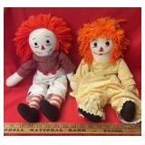 "RAGGEDY ANN & ANDY" DOLLS-CHECK OUT THE PIC
