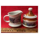 "GOEBEL" CRAEM & SUGAR SET-WEST GERMANY