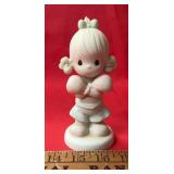 "PRECIOUS MOMENTS" FIGURE-"FAITH IS A VICTORY"