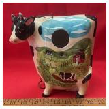 DECOR BIRDHOUSE-COW DESIGN