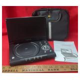 DVD PLAYER W/CASE-"NO POEWER CORD"